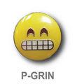 Emoji Grin Pins